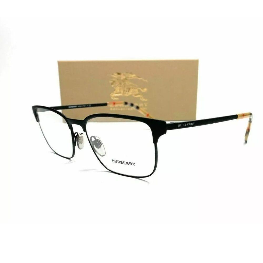 Burberry Men's Black Rubber Eyeglasses!